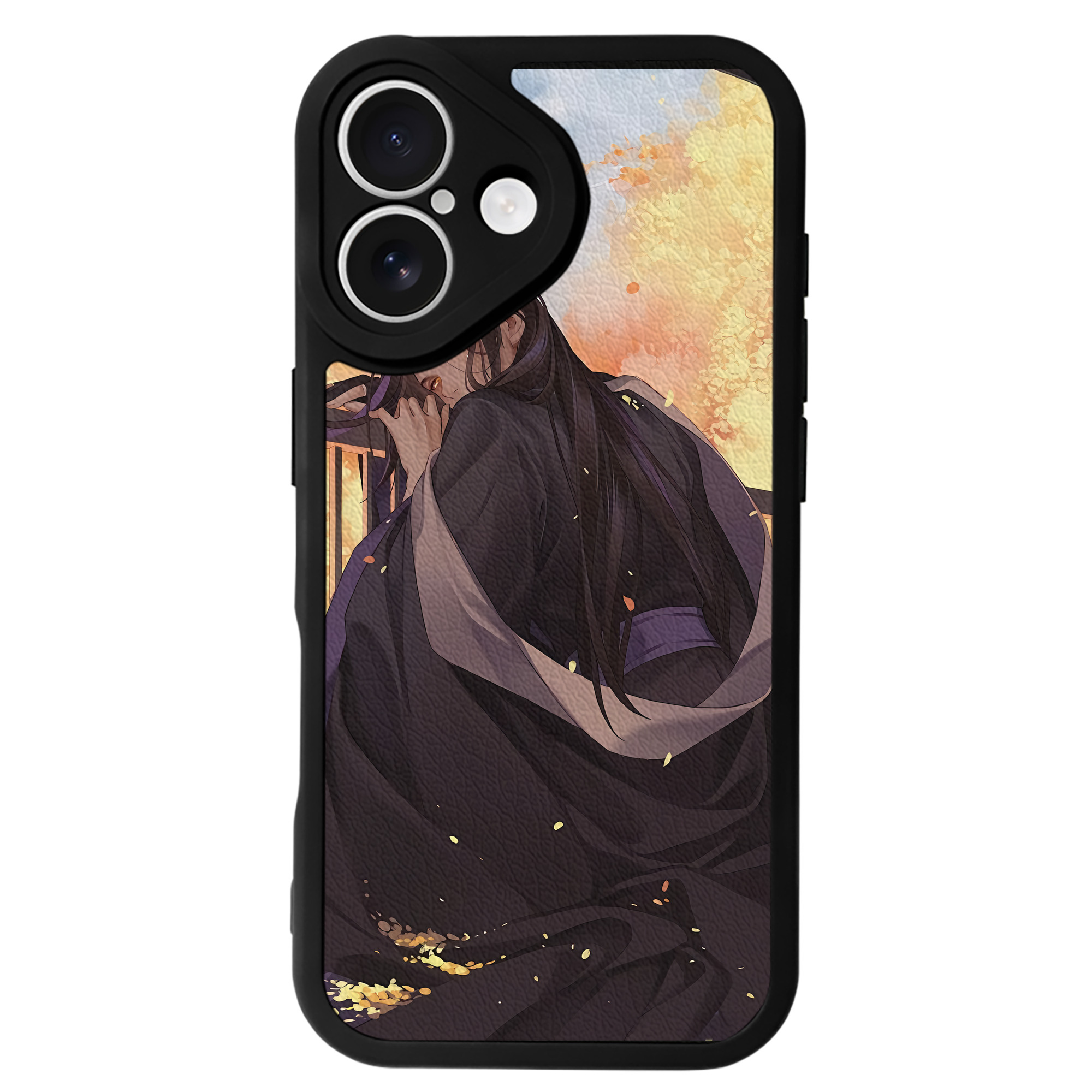 （画像用） 刀剣乱舞 Touken Ranbu 【iPhone 16シリーズ対応】シリコンスマホケース（レザー調） 材質：シリコン